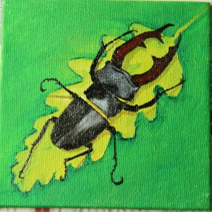 Olja på pannå 10 x 10 cm 200 kr